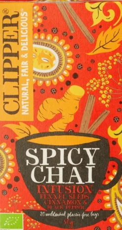 Clipper Kruidenthee Spicy Chai (20 zakjes)