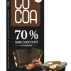 Cocoa 70% Dark Chocolate Pecan Reep (40 gr)