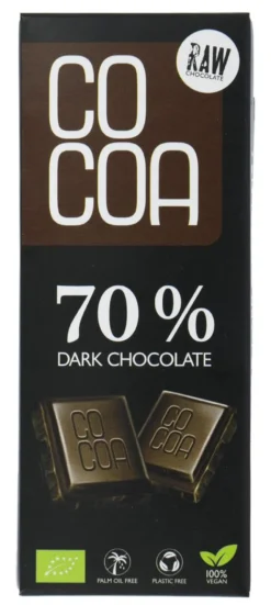 Cocoa 70% Dark Chocolate Reep (40 gr)