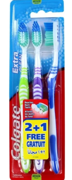 Colgate Tandenborstel Extra Clean Medium (3 Stuks)