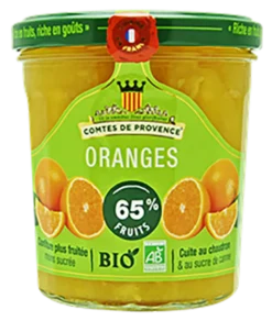 Comtes De Provence Les Comtes De Provence Sinaasappel Confituur Bio (350 gr)