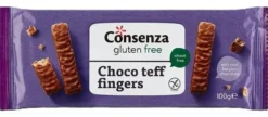 Consenza Gluten Free Choco Teff Fingers (108 gr)