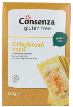 Consenza Glutenvrije Luchtige Maiscrackers (130 gr)