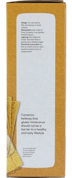 Consenza Glutenvrije Luchtige Maiscrackers (130 gr)