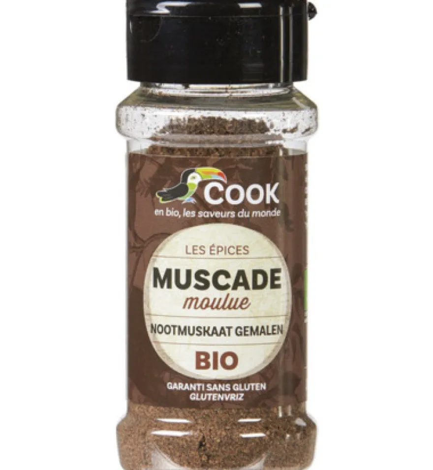Cook Nootmuskaat Gemalen Bio (35 gr)