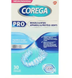 Corega Beugel & Bitjes Reinigingstabletten (30 stuks)