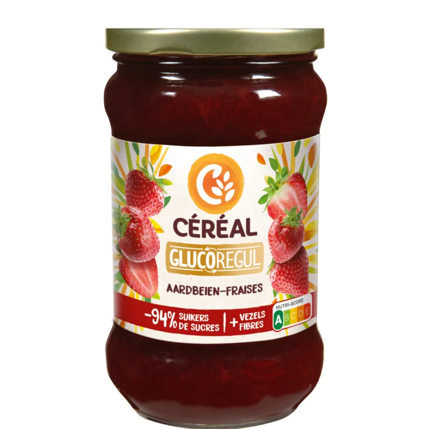 Céréal Aardbeienjam Glucoregul (320 gr)
