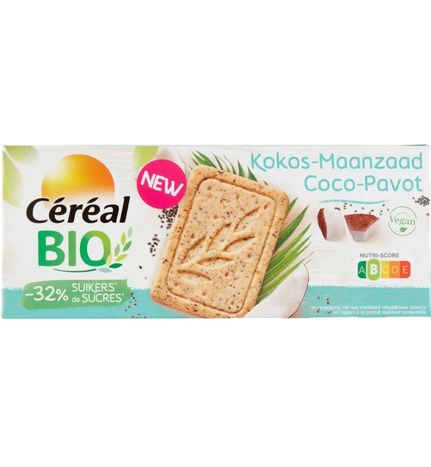 Céréal Bio Kokos maanzaad (132 gr)