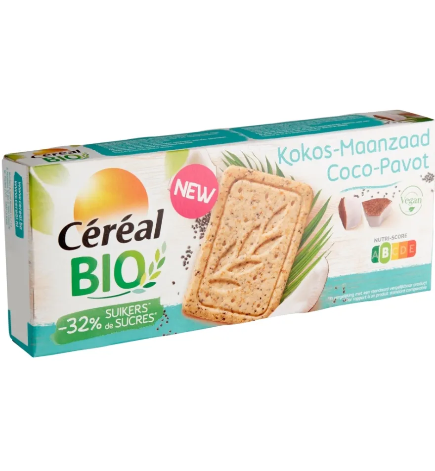 Céréal Bio Kokos maanzaad (132 gr)