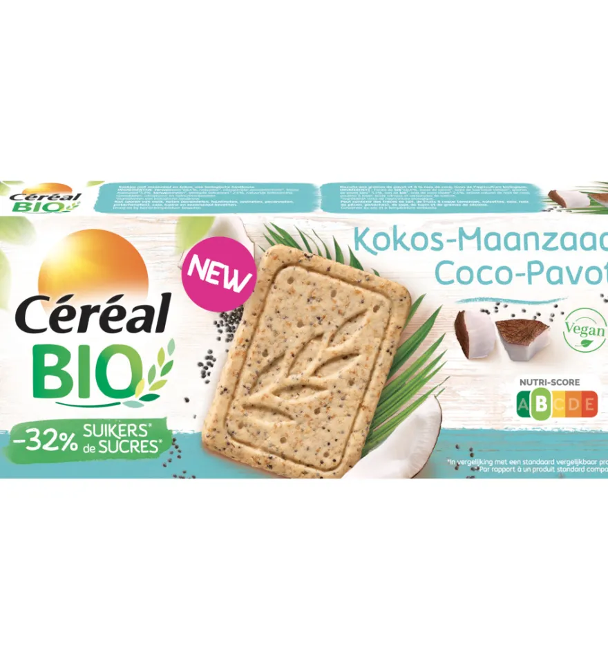Céréal Bio Kokos maanzaad (132 gr)