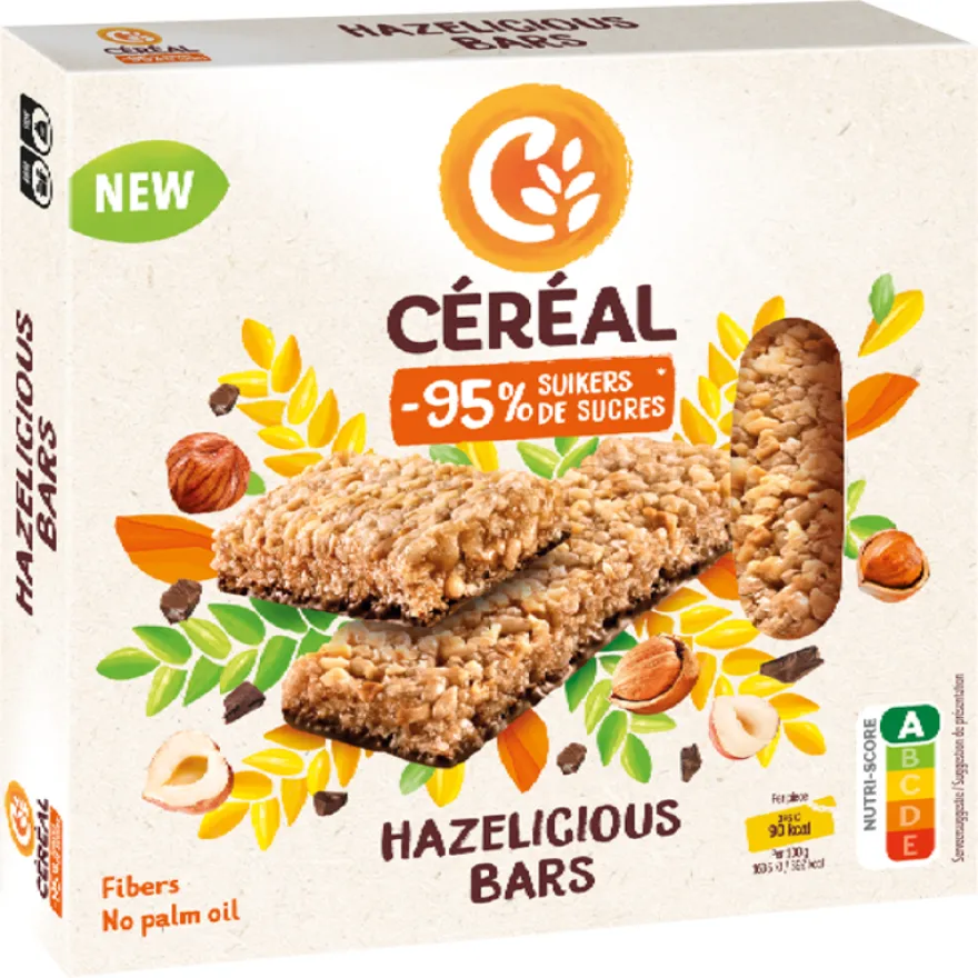 Céréal Hazelicious Bars (3 stuks)