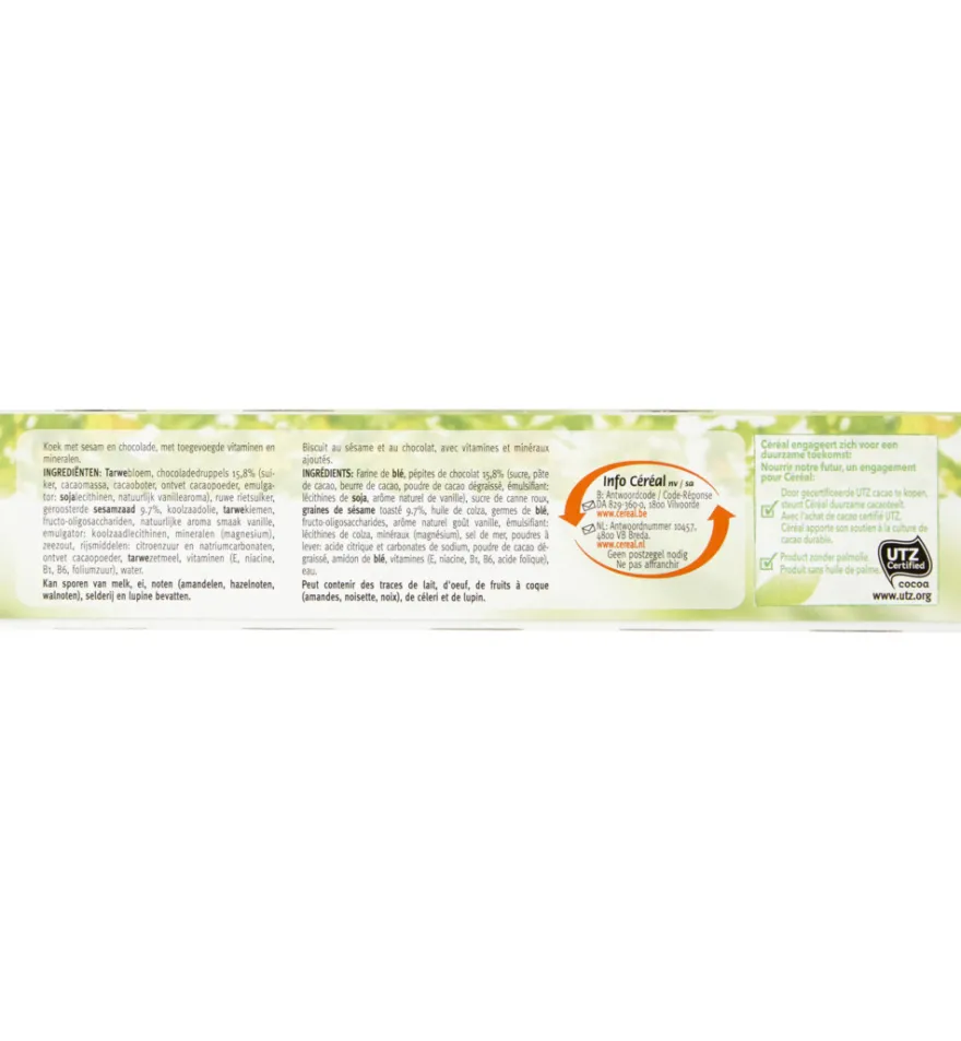 Céréal Koekjes Sesam Chocolade (200 gr)