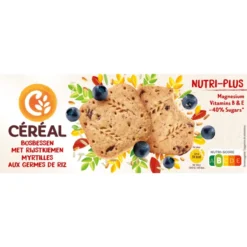 Céréal Zandkoekjes Met Bosbessen En Rijstkiemen (3 x 4 stuks)