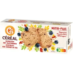 Céréal Zandkoekjes Met Bosbessen En Rijstkiemen (3 x 4 stuks)