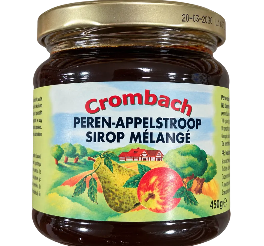 Crombach Peren- Appelstroop (450 gr)