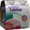 Cubitan Aardbei 200Ml (4 stuks)