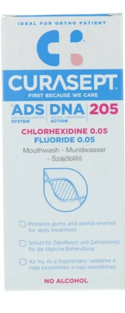 Curasept Mondwater ADS DNA 0.05% CHX Plus 0.05% Fluoride (200 ml)