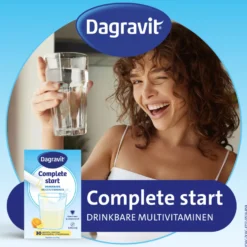 Dagravit Complete Start Drinkbare Multivitaminen Citroen-Sinaasappel (30 sachets)