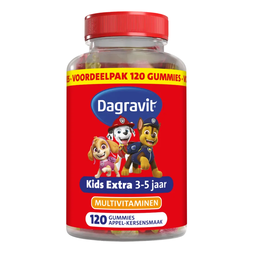 Dagravit Kids Multi 3-5 Jaar Paw Patrol (120 gummies)