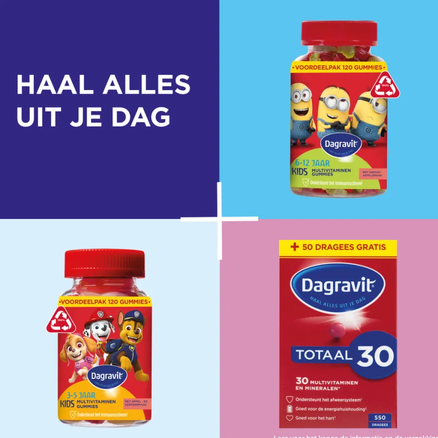 Dagravit Kids Multi 6-12 Jaar Vitaminions Gummies (120 gummies)