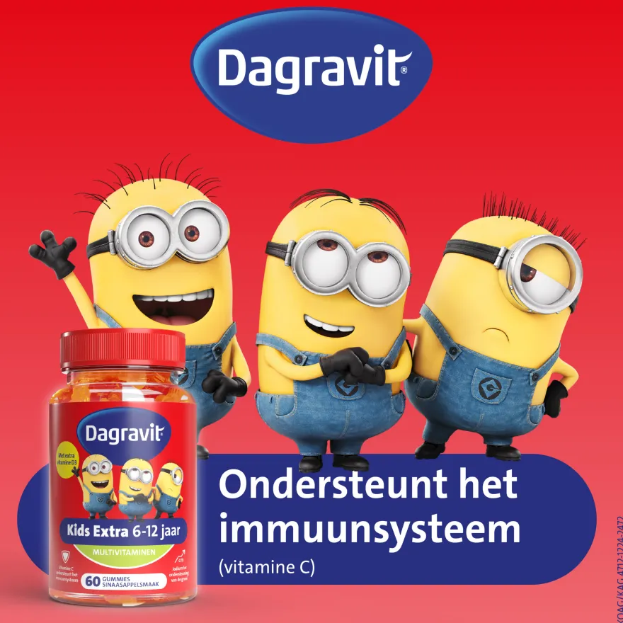 Dagravit Kids-Xtra Vitaminions Gums 6-12 Jaar (60 stuks)