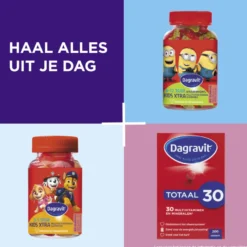 Dagravit Kids-Xtra Vitaminions Gums 6-12 Jaar (60 stuks)