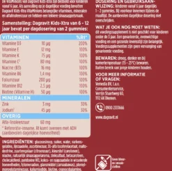 Dagravit Kids-Xtra Vitaminions Gums 6-12 Jaar (60 stuks)