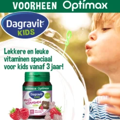 Dagravit Natural Kids Extra Multi (60 kauwtabletten)