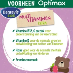 Dagravit Natural Kids Extra Multi (60 kauwtabletten)