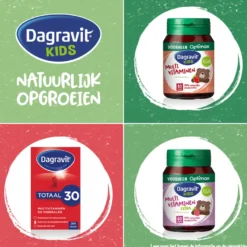 Dagravit Natural Kids Extra Multi (60 kauwtabletten)