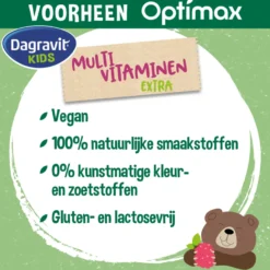 Dagravit Natural Kids Extra Multi (60 kauwtabletten)