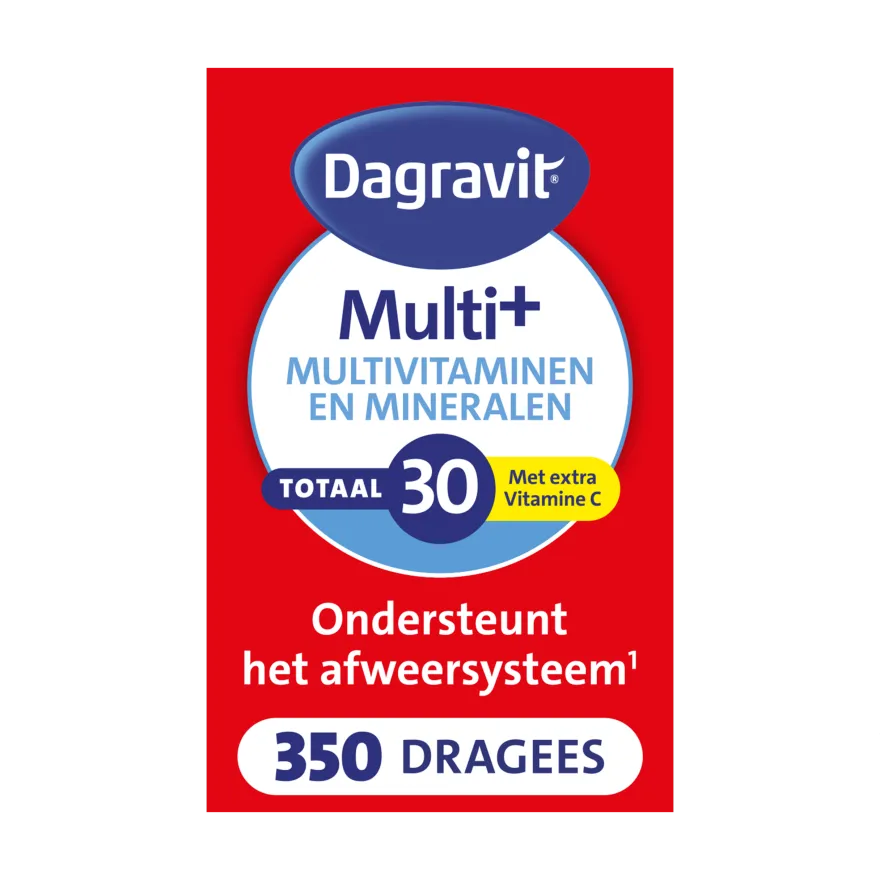 Dagravit Totaal 30 Multivitaminen (350 dragees)