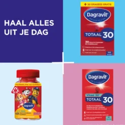 Dagravit Totaal 30 Multivitaminen (550 dragees)