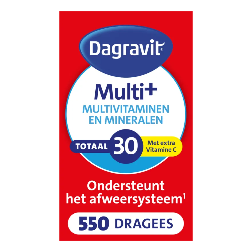 Dagravit Totaal 30 Multivitaminen (550 dragees)