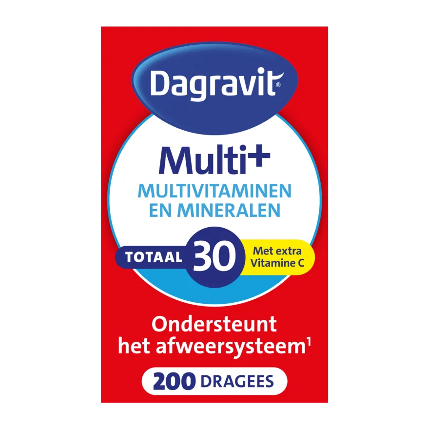 Dagravit Totaal 30 Multivitaminen (200 dragees)