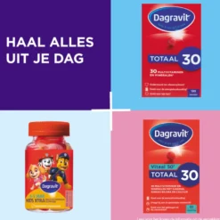 Dagravit Totaal 30 Multivitaminen (100 dragees)