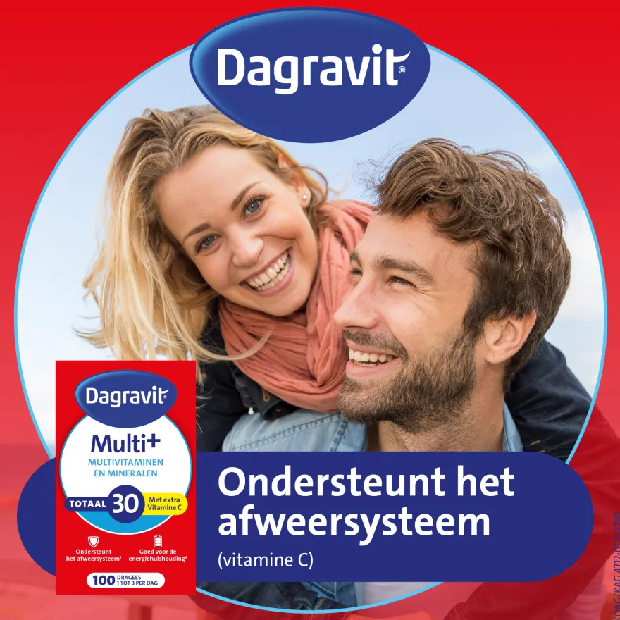 Dagravit Totaal 30 Multivitaminen (100 dragees)