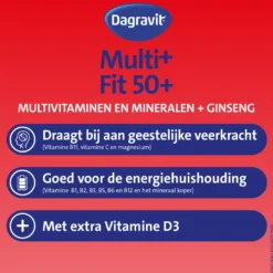 Dagravit Totaal 30 Vitaal 50+ Multivitaminen (100 tabletten)