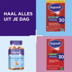 Dagravit Totaal 30 Vitaal 50+ Multivitaminen (100 tabletten)