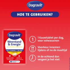 Dagravit Totaal 30 weerstand & energie (50 tabletten)