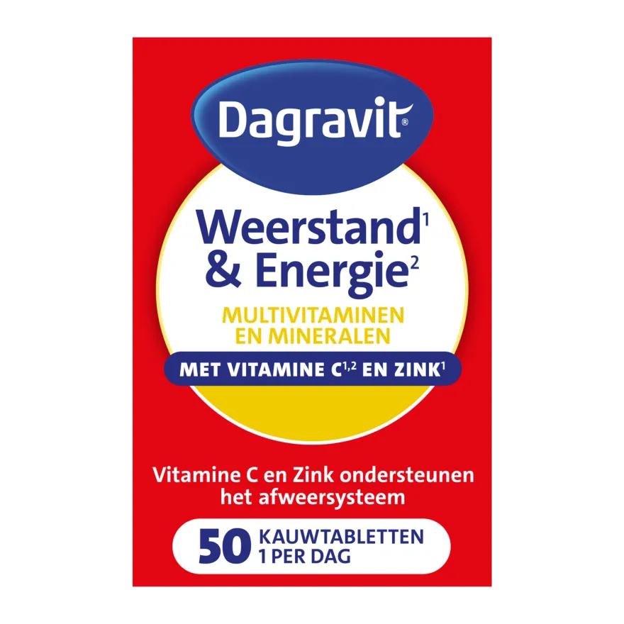 Dagravit Totaal 30 weerstand & energie (50 tabletten)