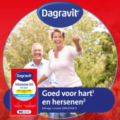 Dagravit Vitaal 50+ Vitamine D + Omega-3 Visolie (90 capsules)