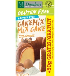 Damhert Cakemix glutenvrij met 50gram gratis (400 gr)