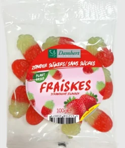 Damhert Fraiskes Strawberry Zonder Suikers (100 gr)