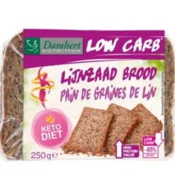 Damhert Lijnzaadbrood Low Carb (250 gr)