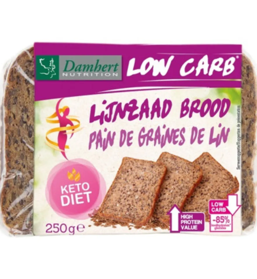 Damhert Lijnzaadbrood Low Carb (250 gr)
