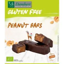 Damhert Peanut Bars Glutenvrij Bio (120 gr)