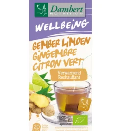 Damhert Tea Time Gember Limoenthee Bio (20 stuks)