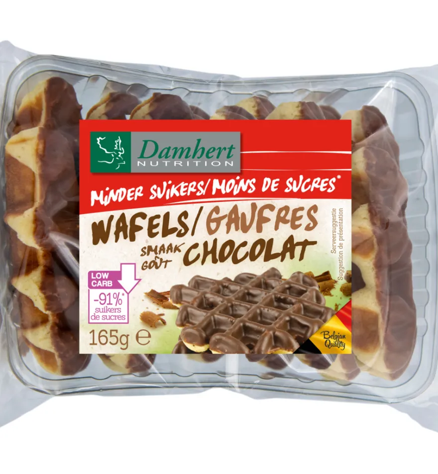 Damhert Wafel Chocoladesmaak (165 gr)