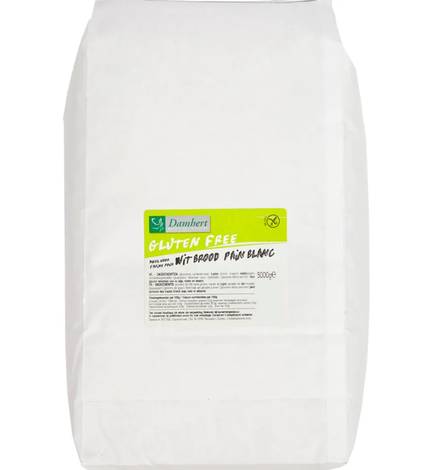 Damhert Wit Brood Mix Glutenvrij (5000 gr)
